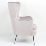 Πολυθρόνα ArteLibre VITTORIA Καφέ Βελούδο 76x79x101cm