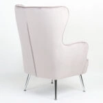 Πολυθρόνα ArteLibre VITTORIA Καφέ Βελούδο 76x79x101cm