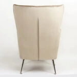 Πολυθρόνα ArteLibre VITTORIA Καφέ Βελούδο 76x79x101cm