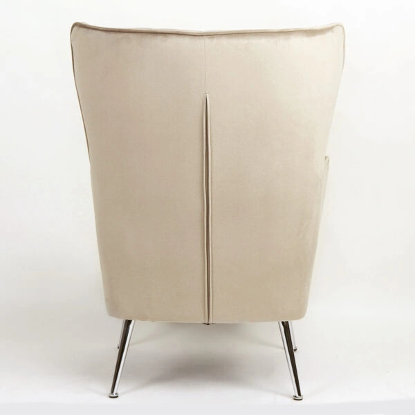 Πολυθρόνα ArteLibre VITTORIA Καφέ Βελούδο 76x79x101cm