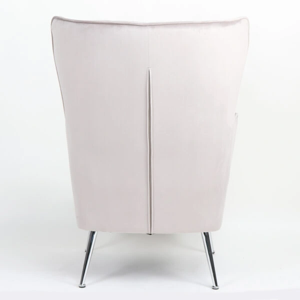 Πολυθρόνα ArteLibre VITTORIA Καφέ Βελούδο 76x79x101cm