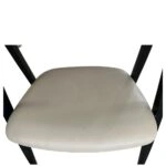 Καρέκλα Τραπεζαρίας ArteLibre SOLANA Cappuccino/Μαύρο PU/Μέταλλο 51x51x81cm