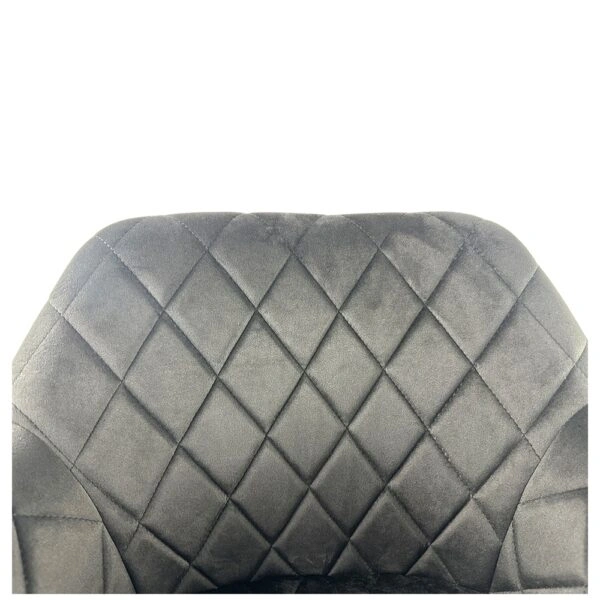 Καρέκλα Τραπεζαρίας ArteLibre ESPERANZA Μαύρο Βελούδο/Μέταλλο 56x60x81cm