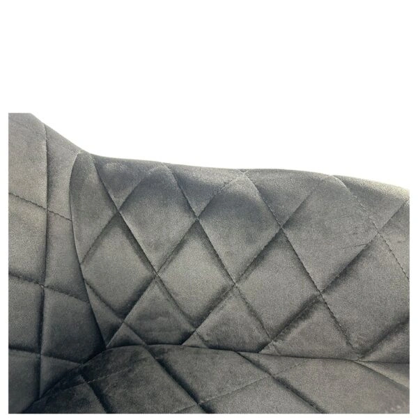 Καρέκλα Τραπεζαρίας ArteLibre ESPERANZA Μαύρο Βελούδο/Μέταλλο 56x60x81cm