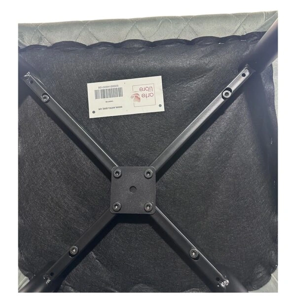 Καρέκλα Τραπεζαρίας ArteLibre ESPERANZA Γκρι/Μαύρο Βελούδο/Μέταλλο 56x60x81cm