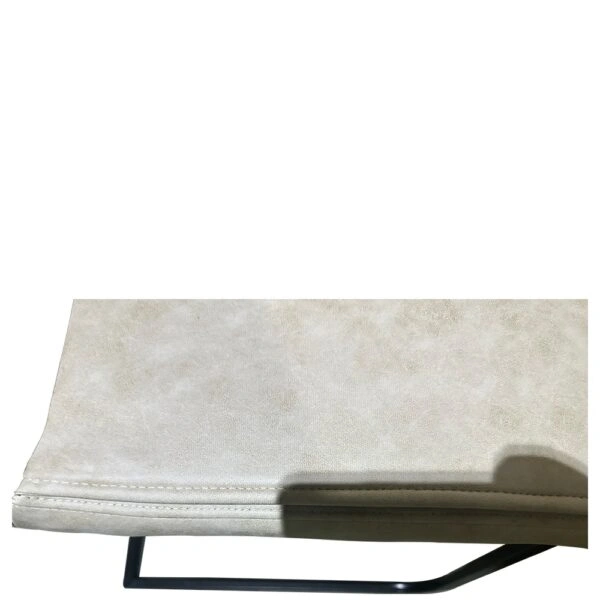 Καρέκλα Τραπεζαρίας ArteLibre ESTRELLA Μπεζ/Μαύρο PU/Μέταλλο 43x56x95cm