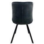 Καρέκλα Τραπεζαρίας ArteLibre BRISA Γκρι/Μαύρο Βελούδο/Μέταλλο 53x60x85cm