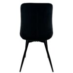 Καρέκλα Τραπεζαρίας ArteLibre BRISA Μαύρο Βελούδο/Μέταλλο 53x60x85cm