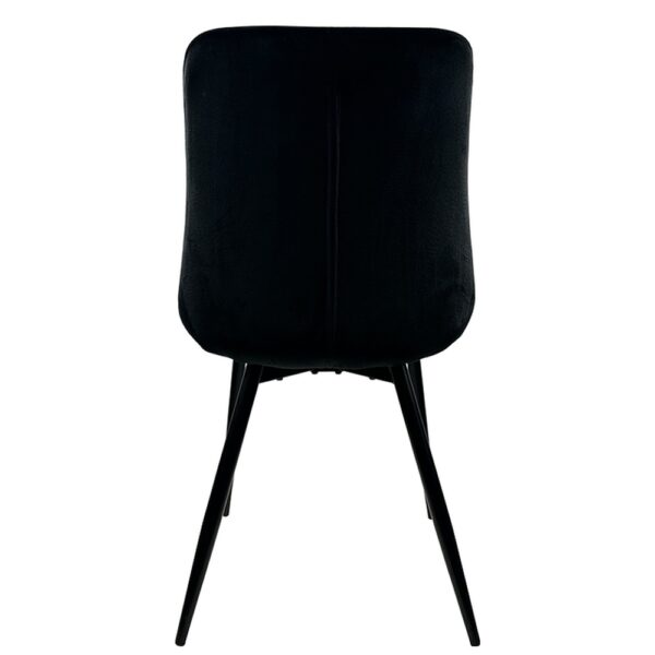 Καρέκλα Τραπεζαρίας ArteLibre BRISA Μαύρο Βελούδο/Μέταλλο 53x60x85cm