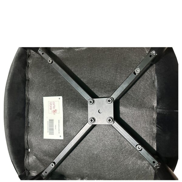 Καρέκλα Τραπεζαρίας ArteLibre BRISA Μαύρο Βελούδο/Μέταλλο 53x60x85cm