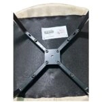 Καρέκλα Τραπεζαρίας ArteLibre MILONGA Μπεζ/Μαύρο PU/Μέταλλο 55x61x88cm