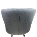 Καρέκλα Τραπεζαρίας ArteLibre MILONGA Γκρι/Μαύρο PU/Μέταλλο 55x61x88cm