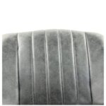 Καρέκλα Τραπεζαρίας ArteLibre MILONGA Γκρι/Μαύρο PU/Μέταλλο 55x61x88cm