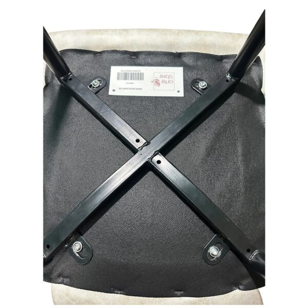 Καρέκλα Τραπεζαρίας ArteLibre YUCATAN Μπεζ/Μαύρο PU/Μέταλλο 44x55x86cm