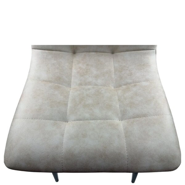 Καρέκλα Τραπεζαρίας ArteLibre YUCATAN Μπεζ/Μαύρο PU/Μέταλλο 44x55x86cm