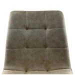 Καρέκλα Τραπεζαρίας ArteLibre YUCATAN Μπεζ/Μαύρο PU/Μέταλλο 44x55x86cm