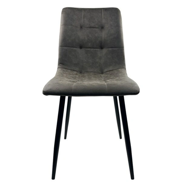 Καρέκλα Τραπεζαρίας ArteLibre YUCATAN Καφέ/Μαύρο PU/Μέταλλο 44x55x86cm