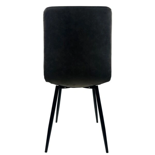 Καρέκλα Τραπεζαρίας ArteLibre YUCATAN Καφέ/Μαύρο PU/Μέταλλο 44x55x86cm