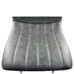 Καρέκλα Τραπεζαρίας ArteLibre YUCARIA Ανθρακί/Μαύρο PU/Μέταλλο 44x55x86cm