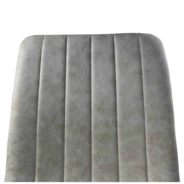 Καρέκλα Τραπεζαρίας ArteLibre YUCARIA Μπεζ/Μαύρο PU/Μέταλλο 44x55x86cm