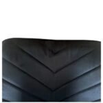 Καρέκλα Τραπεζαρίας ArteLibre FLORITA Μαύρο Βελούδο/Μέταλλο 55x57x84cm