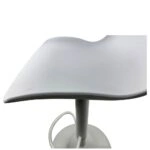 Σκαμπό Bar ArteLibre QUERIDA Λευκό PP/Μέταλλο 44x45x58/81-79/102cm