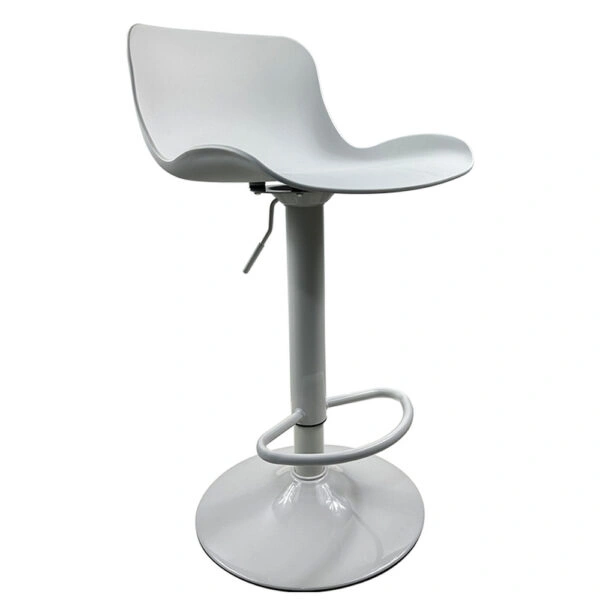 Σκαμπό Bar ArteLibre QUERIDA Λευκό PP/Μέταλλο 44x45x58/81-79/102cm