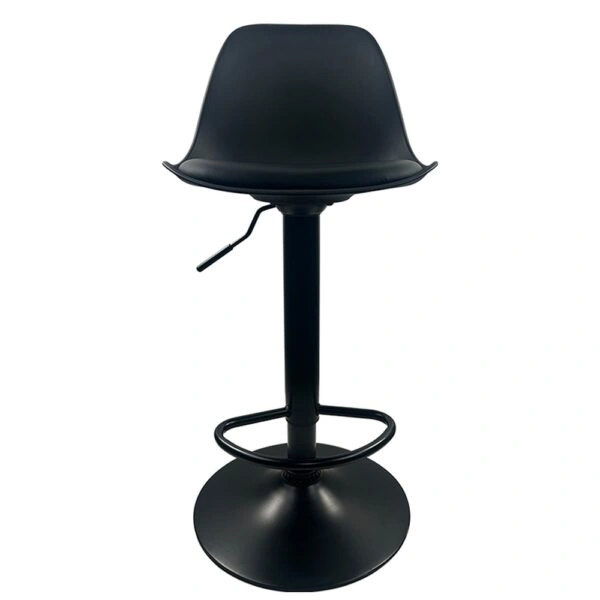 Σκαμπό Bar ArteLibre AMADA Μαύρο PP/Μέταλλο 41x40x79-89cm