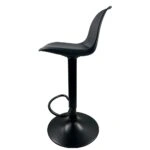 Σκαμπό Bar ArteLibre AMADA Μαύρο PP/Μέταλλο 41x40x79-89cm