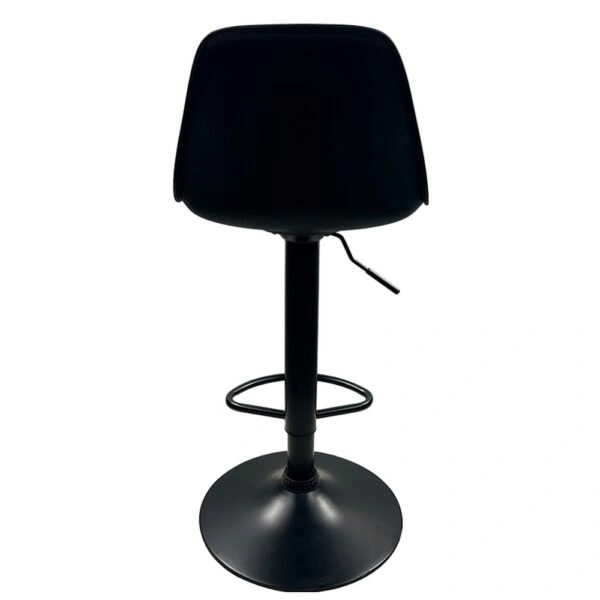 Σκαμπό Bar ArteLibre AMADA Μαύρο PP/Μέταλλο 41x40x79-89cm