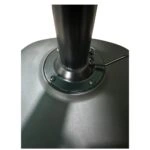 Σκαμπό Bar ArteLibre AMADA Μαύρο PP/Μέταλλο 41x40x79-89cm