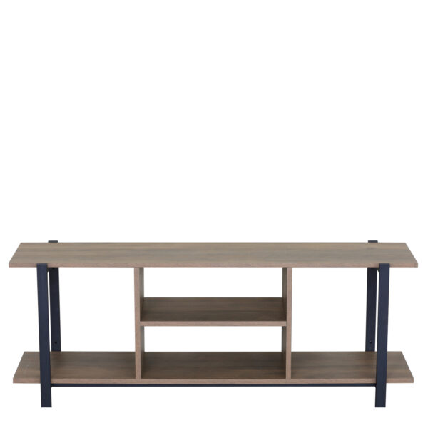 Έπιπλο Τηλεόρασης ArteLibre PENWYN Καφέ/Μαύρο Μοριοσανίδα/Μέταλλο 120x35x46cm