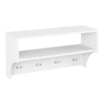 Κρεμάστρα Crosta  σε λευκή απόχρωση 80x28x40εκ