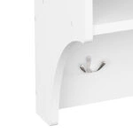 Κρεμάστρα Crosta  σε λευκή απόχρωση 80x28x40εκ