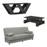 Φοιτητικό πακέτο επίπλων σαλονιού New Living 9  σετ 3 τμχ