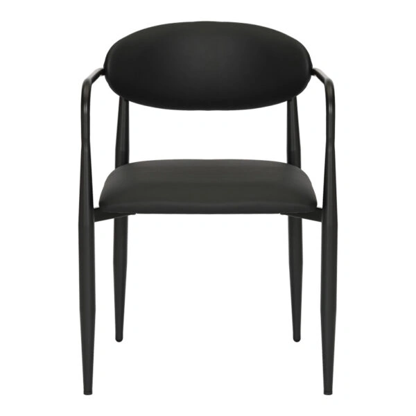 Πολυθρόνα Kalone pu σε μαύρη απόχρωση 56x55x78εκ