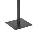 Τραπέζι Nerobian  mdf σε καρυδί απόχρωση 60x60x75εκ