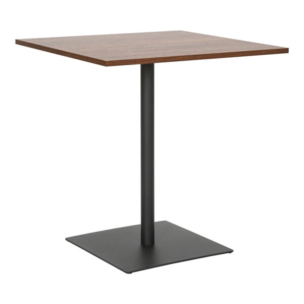 Τραπέζι Nerobian  mdf σε καρυδί απόχρωση 70x70x75εκ