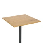 Τραπέζι Nerobian mdf σε sonoma απόχρωση 60x60x75εκ