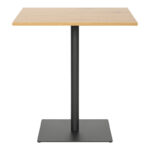 Τραπέζι Nerobian  mdf σε sonoma απόχρωση 70x70x75εκ