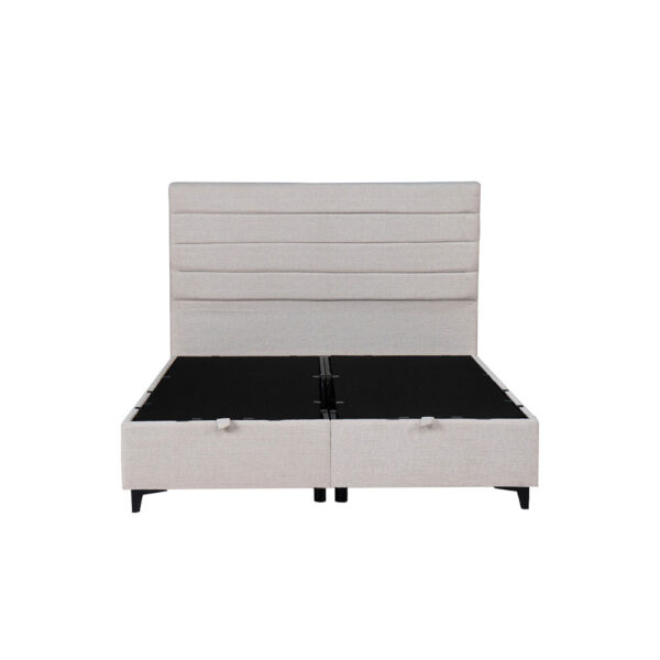 UTOPIA ΚΡΕΒΑΤΙ ΜΕ ΑΠΟΘΗΚ. ΧΩΡΟ ΚΑΙ ΣΤΡΩΜΑ WHITE SMOOTH 06-900 207x160x115