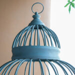 Artekko Ραφιέρα Κλουβί με 3 Ξύλινα MDF Ράφια και Μεταλλικό Σκελετό (66x61x169)