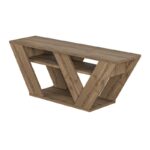 Έπιπλο τηλεόρασης Pipralla Megapap χρώμα sandstone 110x30x40εκ.