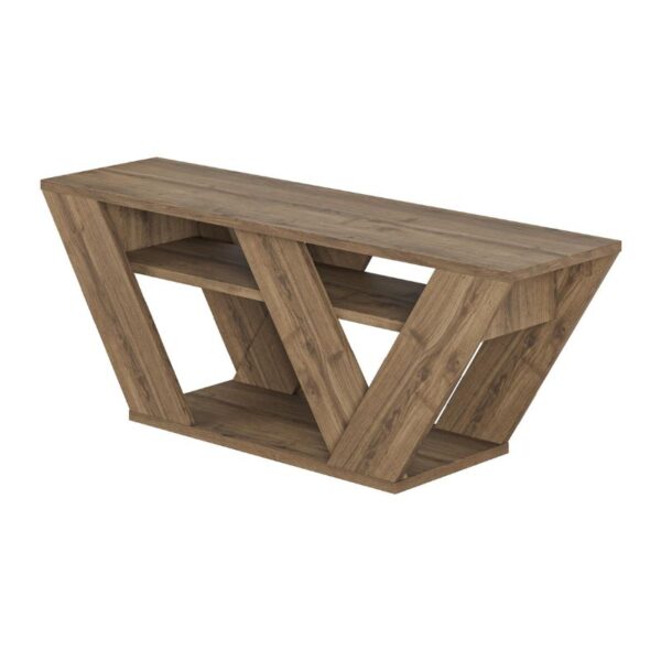 Έπιπλο τηλεόρασης Pipralla Megapap χρώμα sandstone 110x30x40εκ.