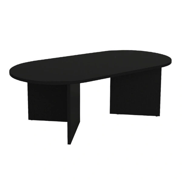 Τραπεζάκι σαλονιού Cortado Megapap χρώμα μαύρο 120x60x39,6εκ.