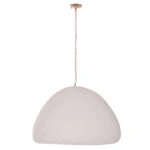 ΦΩΤΙΣΤΙΚΟ ΟΡΟΦΗΣ ΚΡΕΜΑΣΤΟ JAYLEN HM4703.02XL FIBER CEMENT ΛΕΥΚΟ 74x68x50-70Υεκ.