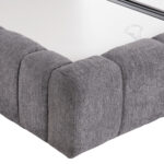 ΚΡΕΒΑΤΙ ΔΙΠΛΟ ΜΕ ΣΤΡΩΜΑ & ΑΠΟΘ.ΧΩΡΟ RAMON HM21168 ΓΚΡΙ ΜΠΟΥΚΛΕ--ΓΙΑ 160x200εκ