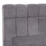 ΚΡΕΒΑΤΙ ΔΙΠΛΟ ΜΕ ΣΤΡΩΜΑ & ΑΠΟΘ.ΧΩΡΟ RAMON HM21168 ΓΚΡΙ ΜΠΟΥΚΛΕ--ΓΙΑ 160x200εκ