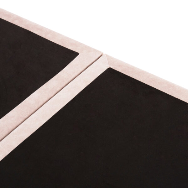 ΚΡΕΒΑΤΙ MALENA HM638.22 ΜΠΕΖ ΥΦΑΣΜΑ Τ. NUBUCK ΓΙΑ ΣΤΡΩΜΑ 150x200εκ.