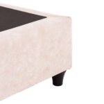 ΚΡΕΒΑΤΙ MALENA HM638.22 ΜΠΕΖ ΥΦΑΣΜΑ Τ. NUBUCK ΓΙΑ ΣΤΡΩΜΑ 150x200εκ.